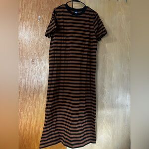 NWT Old Navy Vintage Crew-Neck Maxi T-Shirt Dress, size large